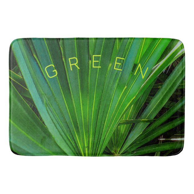 Tapete De Banheiro GREEN Viu Palmetto Bath Mat (Frente)