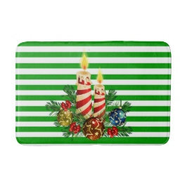 Tapete De Banheiro Greve de Natal da Casa de Banho