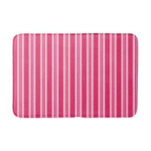 Tapete De Banheiro Greve de Verão, Fúsia e Pastel Rosa