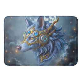 Tapete De Banheiro Guardião Enluarado do Véu de Safira.