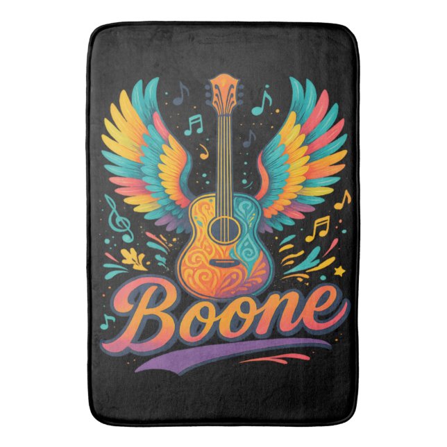 Tapete De Banheiro Guitarra Boone (Frente Vertical)