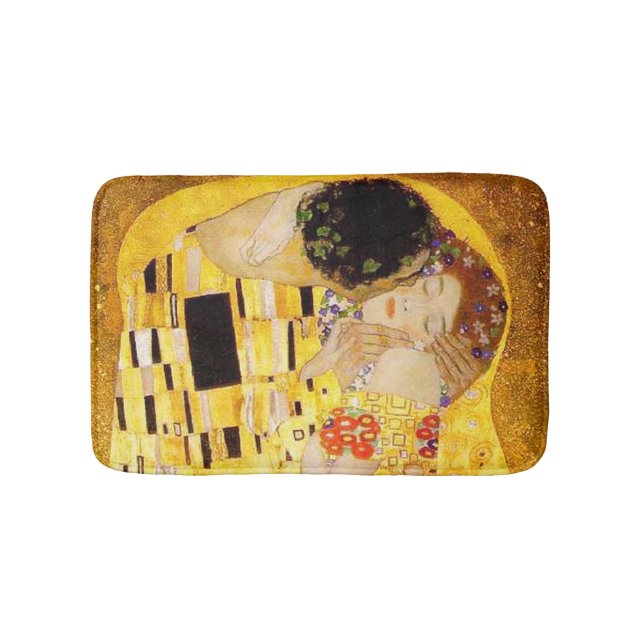 Tapete De Banheiro Gustav Klimt A Pintura Clássica Beija (frente)