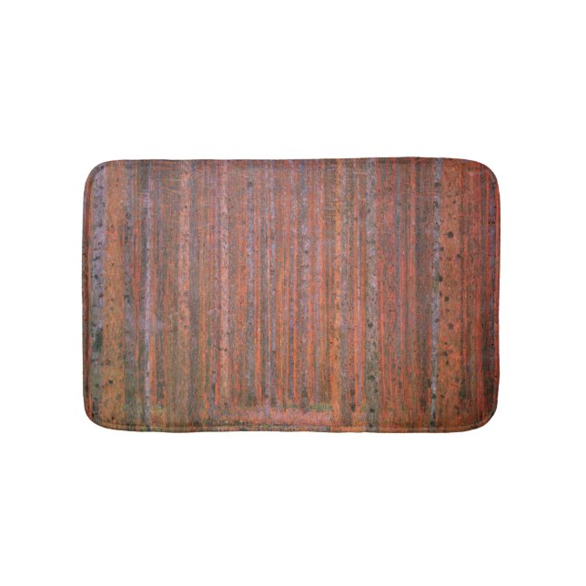 Tapete De Banheiro Gustav Klimt Fir Forest Tannenwald árvores vermelh (frente)