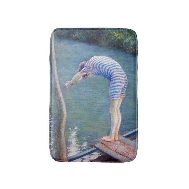 Tapete De Banheiro Gustave Caillebotte - The Bather / The Diver (Frente Vertical)