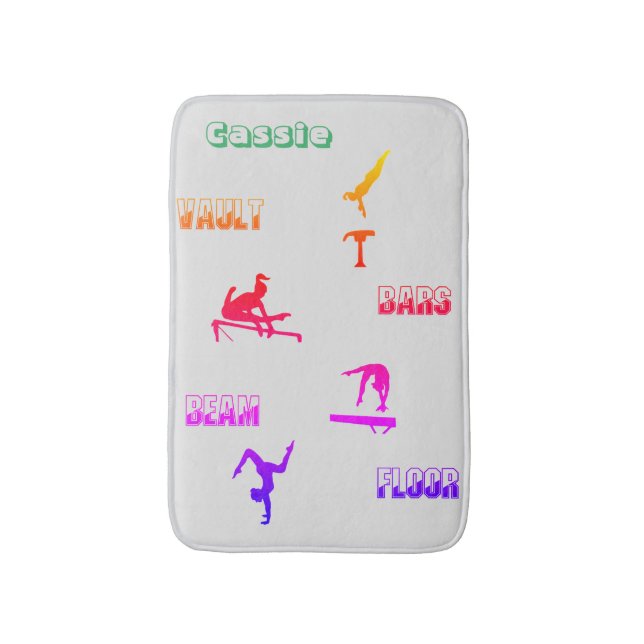 Tapete De Banheiro Gymnastics Bath Mat (Frente Vertical)