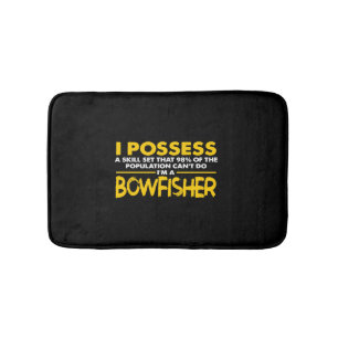 Tapete De Banheiro Habilidade de pesca de boliche Set Bowfisher Gift