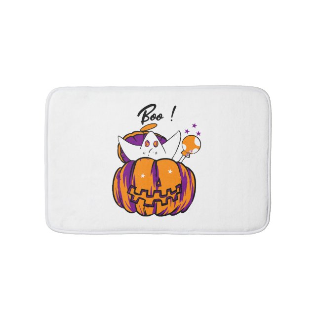 Tapete De Banheiro Halloween Boo (frente)
