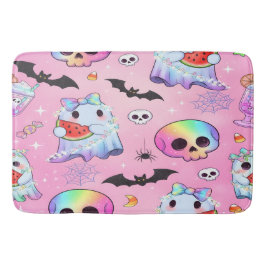 Tapete De Banheiro Halloween Brilhante