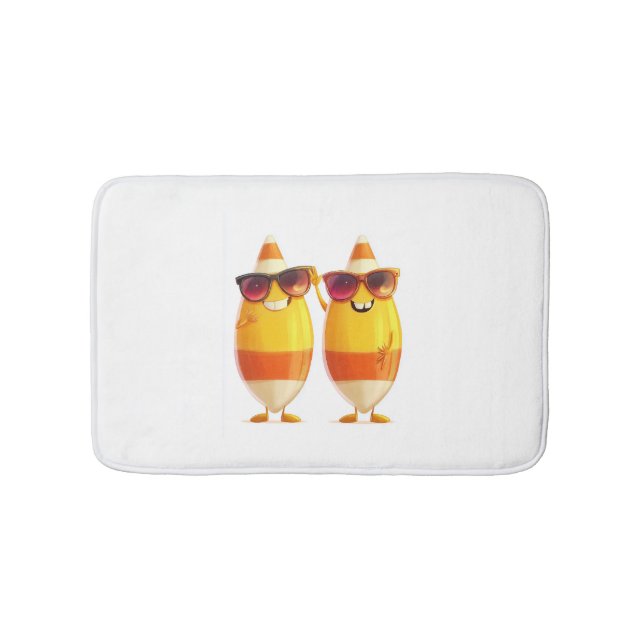 Tapete De Banheiro Halloween Candy Corn Crew (frente)