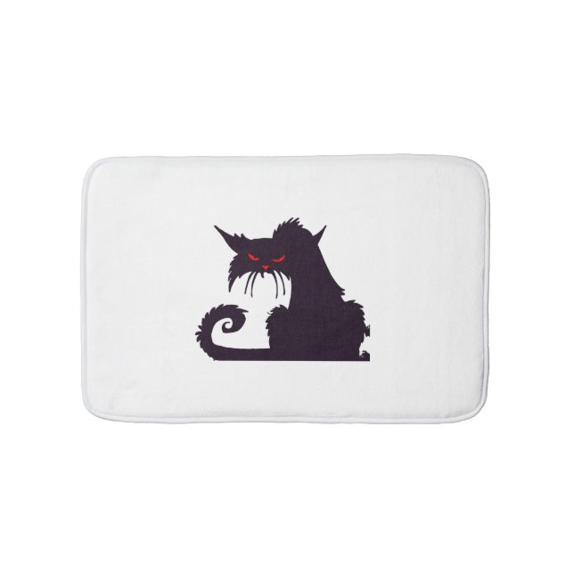 Tapete De Banheiro Halloween Cat (frente)