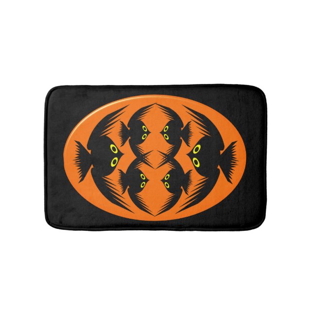 Tapete De Banheiro Halloween Crows Mat (frente)
