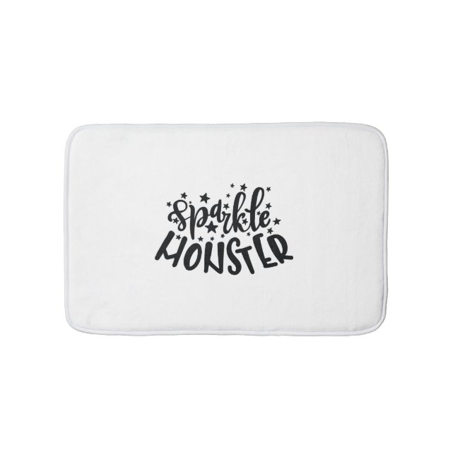 Tapete De Banheiro Halloween do Monstro Sparkle (frente)