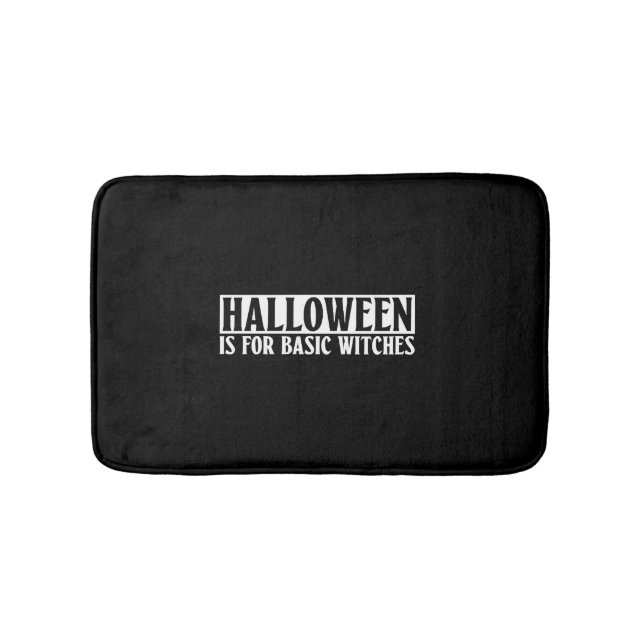 Tapete De Banheiro Halloween É Para Bruxas Básicas - Halloween Gótico (frente)