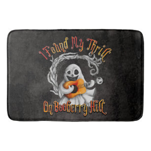 Tapete De Banheiro Halloween Ghost Guitar Booberry Hill