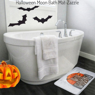 Tapete De Banheiro Halloween Moon-PG