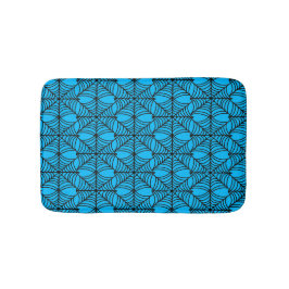 Tapete De Banheiro Halloween Spider Webs em Azul