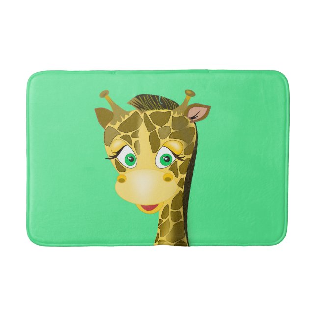 Tapete De Banheiro Happy Giraffe Funny Bath Mat (Frente)