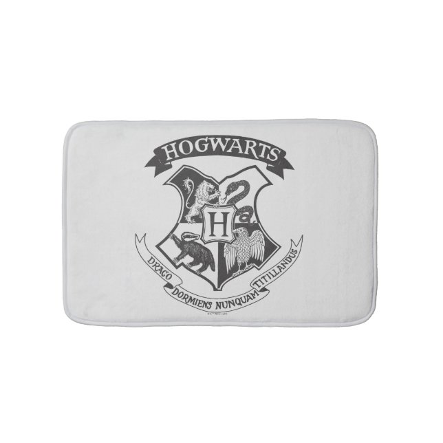 Tapete De Banheiro Harry Potter | Retro Hogwarts Crest (frente)