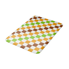 Tapete De Banheiro Harvest diagonal checkerboard pattern