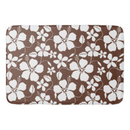 TAPETE DE BANHEIRO HAWAIIAN HULA (HIBISCUS) BROWN