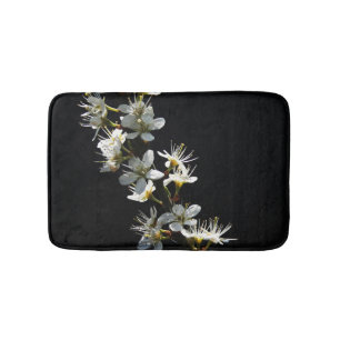 Tapete De Banheiro Hawthorn Flowers bmcnm