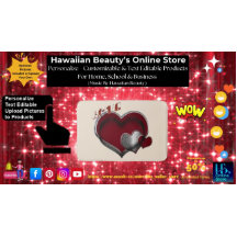 Heart Magic Love Bath Mat with a Beige Background