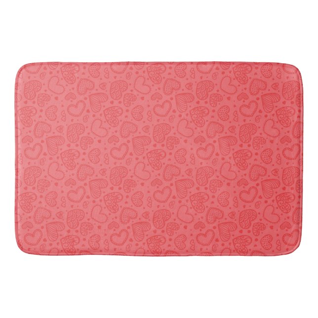 Tapete De Banheiro Hearts Bath Mat - Amor (Frente)
