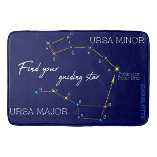 Tapete De Banheiro Hemisfério norte Localizando Estrela Polaris