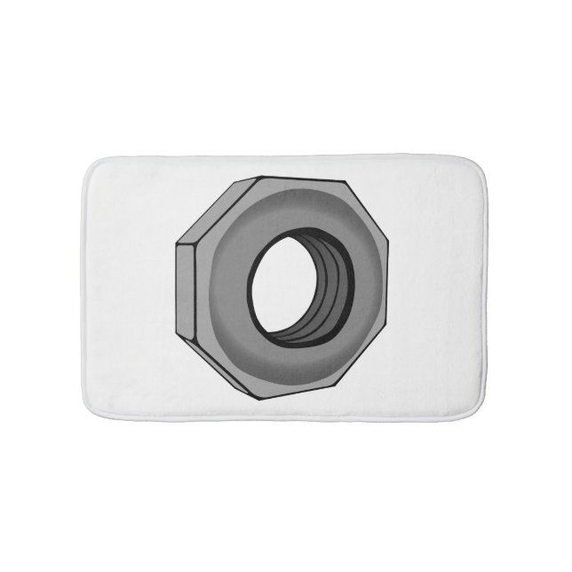 Tapete De Banheiro Hex Nut (frente)