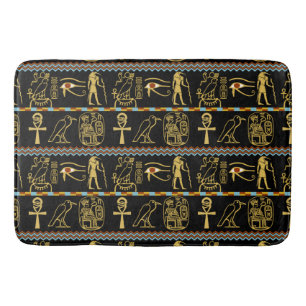 Tapete De Banheiro Hieroglifos Egípcios Olhos De Padrões Horus