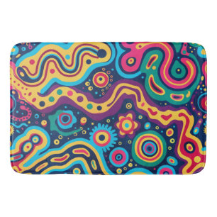 Tapete De Banheiro Hippie Bath Mat