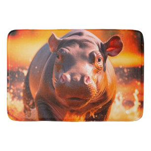 Tapete De Banheiro Hippo