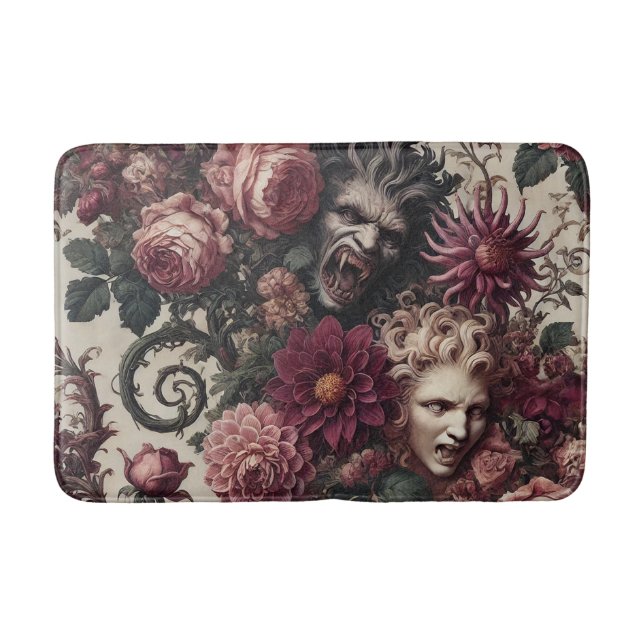 Tapete De Banheiro História de Sangue - Vitoriano Gótico (Frente)