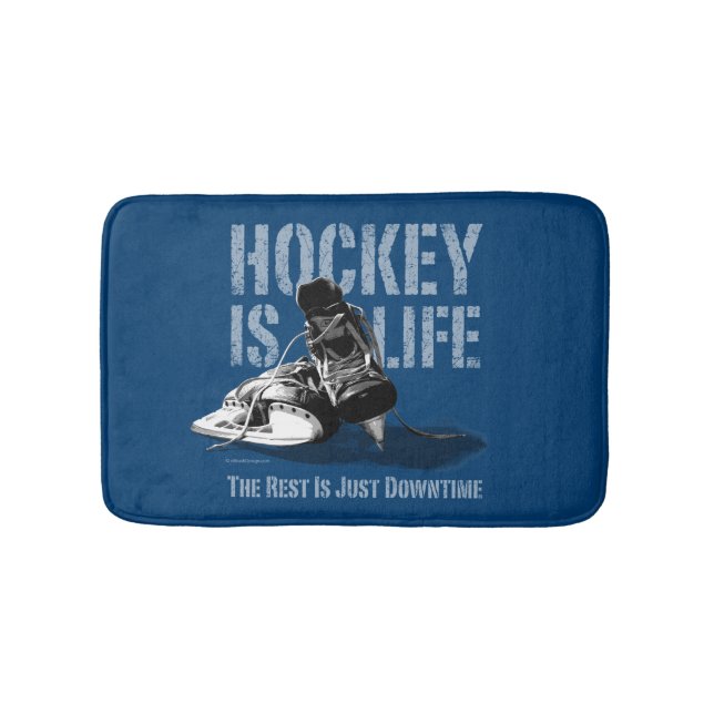 Tapete De Banheiro Hockey É A Vida (frente)