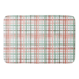 Tapete De Banheiro Holiday Gingham - Cheerful