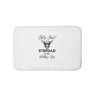 Tapete De Banheiro Holly Cow Stepdad Da Vaca Do Aniversário