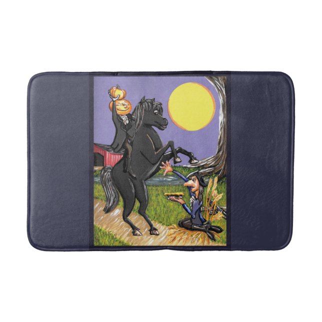 Tapete De Banheiro Horseman Ichabod Crane Mat. (Frente)