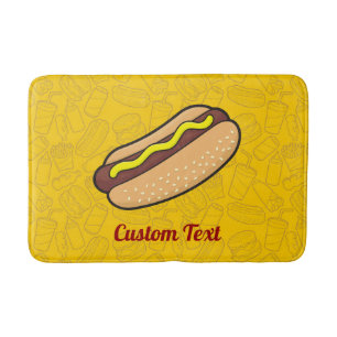 Tapete De Banheiro Hotdog Bathroom Mat