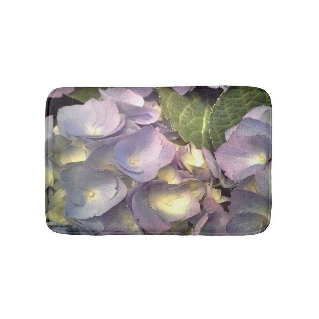 Tapete De Banheiro Hydrangeas azuis (frente)