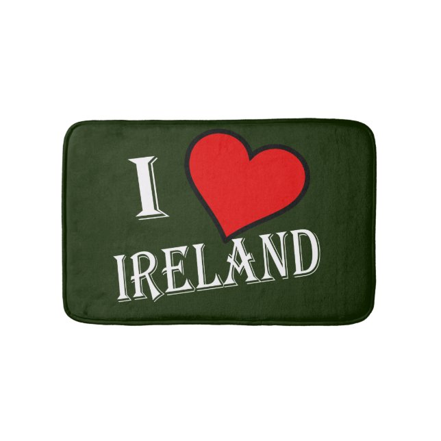 Tapete De Banheiro I Heart Ireland (frente)