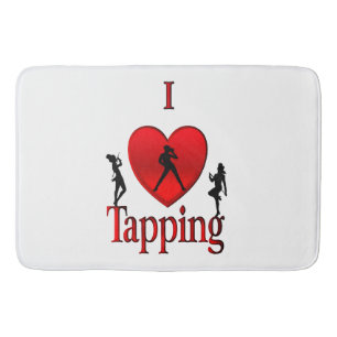 Tapete De Banheiro I Heart Tap Dance