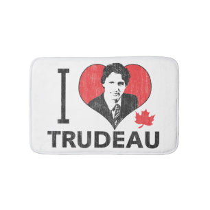 Tapete De Banheiro I Heart Trudeau