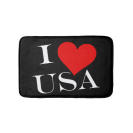 Tapete De Banheiro I Heart USA wt bmcnt