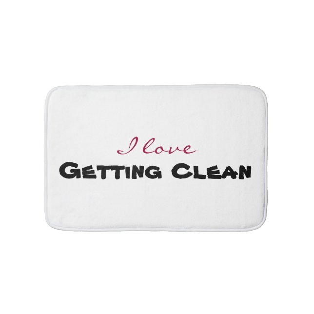 Tapete De Banheiro I love [customize] (frente)