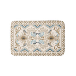 Tapete De Banheiro Ikat Chevron Paisley