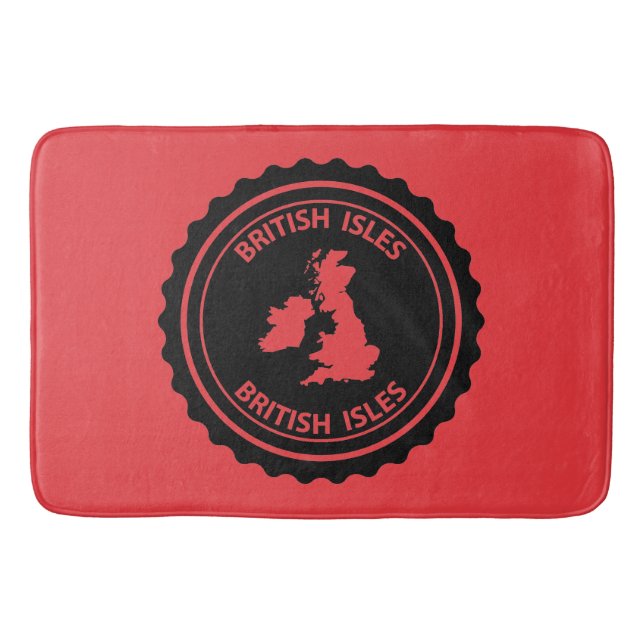 Tapete De Banheiro Ilhas Britânicas (Frente)