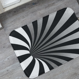 Tapete De Banheiro Ilusões Ópticas Hipopóticas Vórtice Espiral Trippy