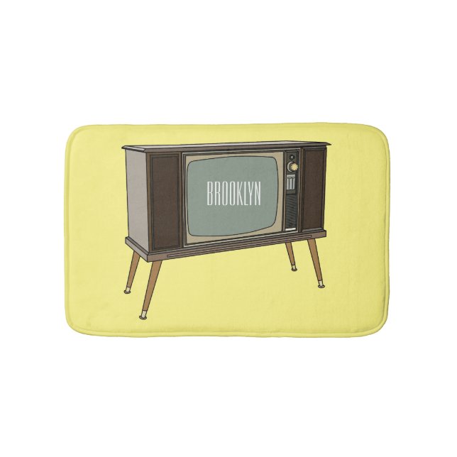 Tapete De Banheiro Ilustração de desenho animado de televisão (frente)
