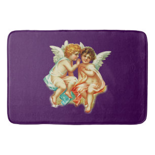 Tapete De Banheiro Ilustração Vintage Ephemera Angel Cherubs