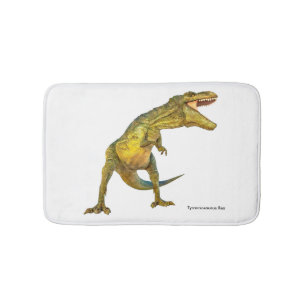 Tapete De Banheiro Imagem do Dinossauro - Pequeno Portão Personalizad